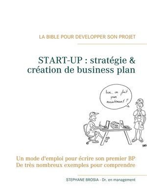 cover image of START-UP, stratégie & création de business-plan